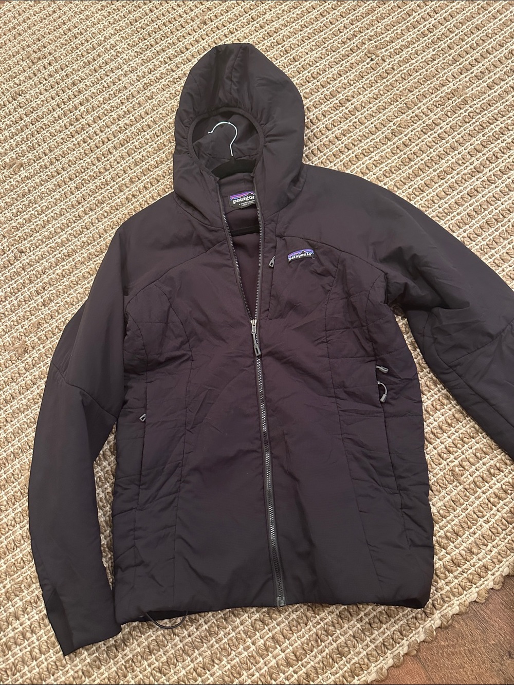 Patagonia Black woman’s nano-air Hooded jacket
